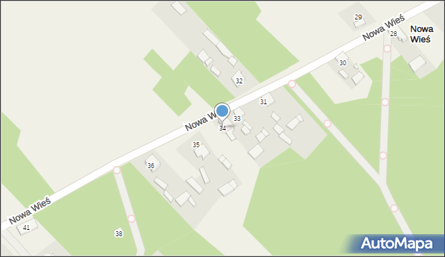 Nowa Wieś, Nowa Wieś, 34, mapa Nowa Wieś