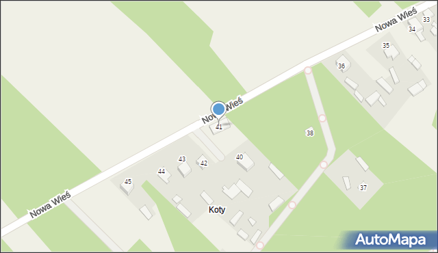 Nowa Wieś, Nowa Wieś, 41, mapa Nowa Wieś