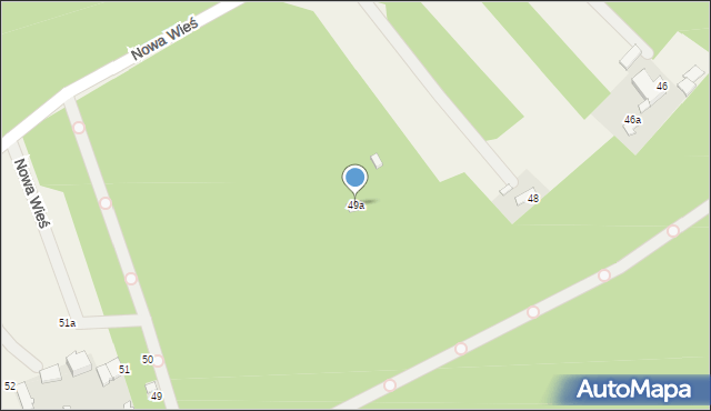 Nowa Wieś, Nowa Wieś, 49a, mapa Nowa Wieś