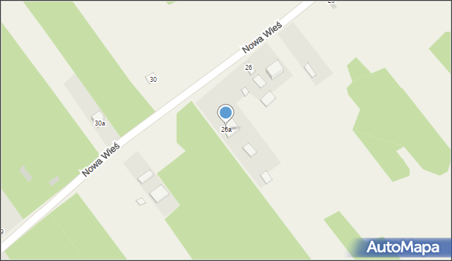 Nowa Wieś, Nowa Wieś, 26a, mapa Nowa Wieś