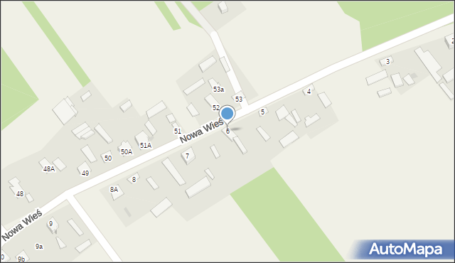 Nowa Wieś, Nowa Wieś, 6, mapa Nowa Wieś
