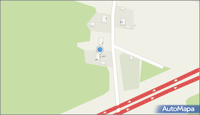 Nowa Wieś, Nowa Wieś, 1, mapa Nowa Wieś