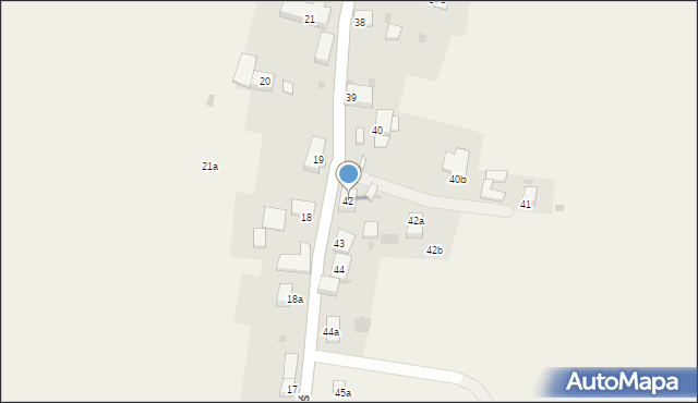 Nowa Wieś, Nowa Wieś, 42, mapa Nowa Wieś