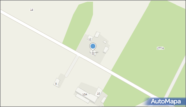 Nowa Wieś, Nowa Wieś, 11, mapa Nowa Wieś