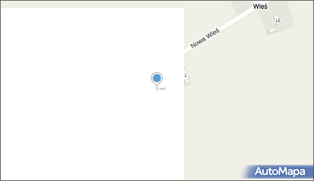 Nowa Wieś, Nowa Wieś, 22, mapa Nowa Wieś