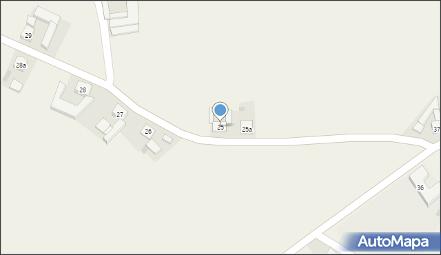 Nowa Wieś, Nowa Wieś, 25, mapa Nowa Wieś