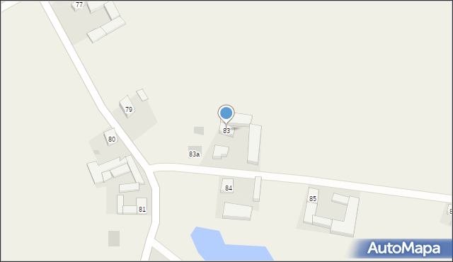 Nowa Wieś, Nowa Wieś, 83, mapa Nowa Wieś