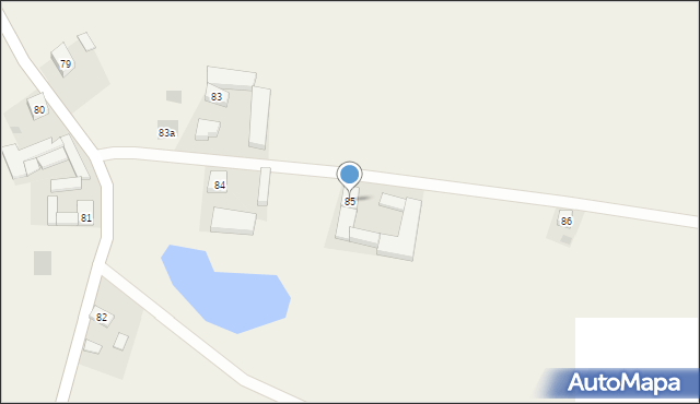 Nowa Wieś, Nowa Wieś, 85, mapa Nowa Wieś