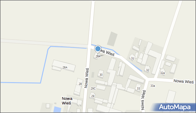Nowa Wieś, Nowa Wieś, 29A, mapa Nowa Wieś