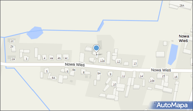 Nowa Wieś, Nowa Wieś, 7, mapa Nowa Wieś