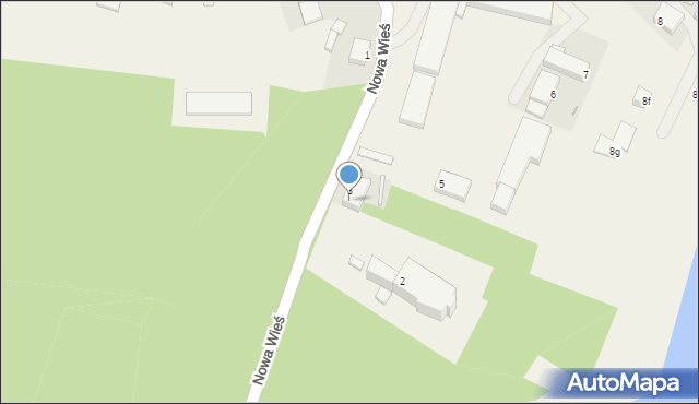 Nowa Wieś, Nowa Wieś, 3a, mapa Nowa Wieś