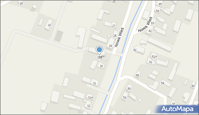 Nowa Wieś, Nowa Wieś, 29B, mapa Nowa Wieś