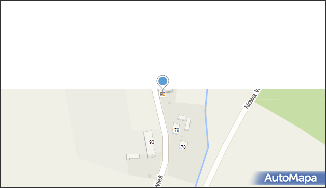 Nowa Wieś, Nowa Wieś, 80, mapa Nowa Wieś