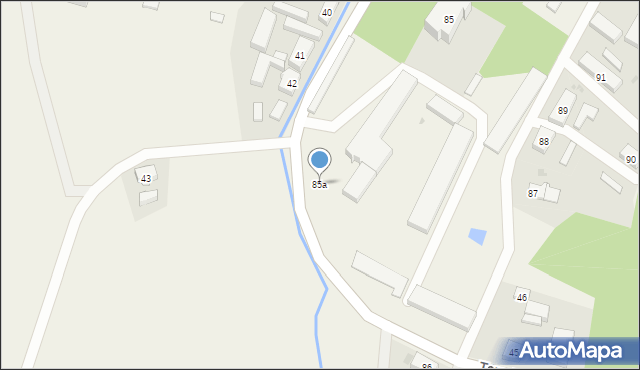 Nowa Wieś, Nowa Wieś, 85a, mapa Nowa Wieś
