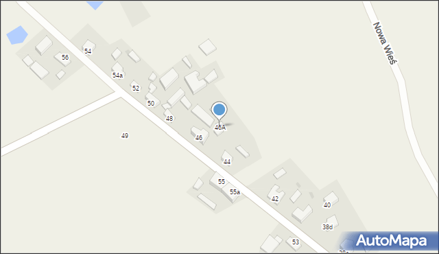 Nowa Wieś, Nowa Wieś, 46A, mapa Nowa Wieś