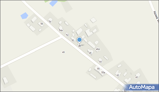 Nowa Wieś, Nowa Wieś, 48, mapa Nowa Wieś