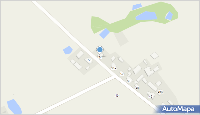 Nowa Wieś, Nowa Wieś, 54, mapa Nowa Wieś