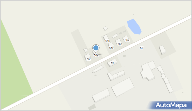 Nowa Wieś, Nowa Wieś, 56e, mapa Nowa Wieś