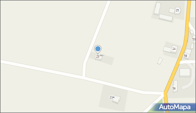 Nowa Wieś, Nowa Wieś, 23, mapa Nowa Wieś