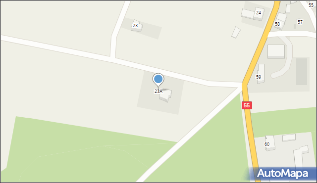 Nowa Wieś, Nowa Wieś, 23A, mapa Nowa Wieś