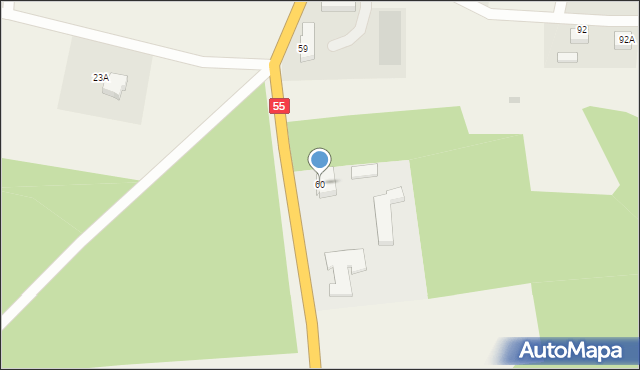 Nowa Wieś, Nowa Wieś, 60, mapa Nowa Wieś