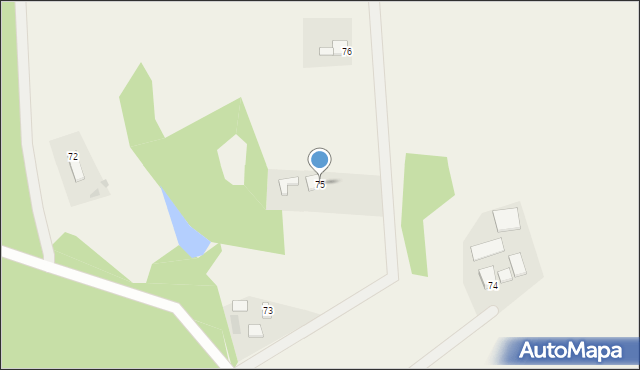 Nowa Wieś, Nowa Wieś, 75, mapa Nowa Wieś