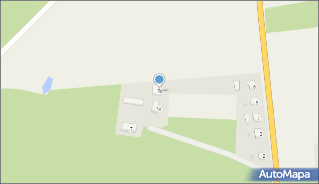 Nowa Wieś, Nowa Wieś, 7b, mapa Nowa Wieś