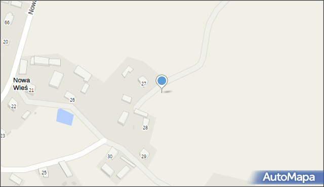 Nowa Wieś, Nowa Wieś, 27a, mapa Nowa Wieś