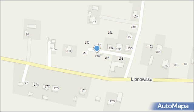 Nowa Wieś, Nowa Wieś, 15G, mapa Nowa Wieś