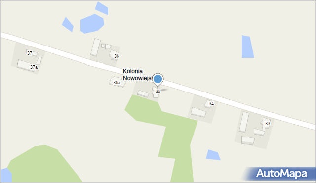 Nowa Wieś, Nowa Wieś, 35, mapa Nowa Wieś