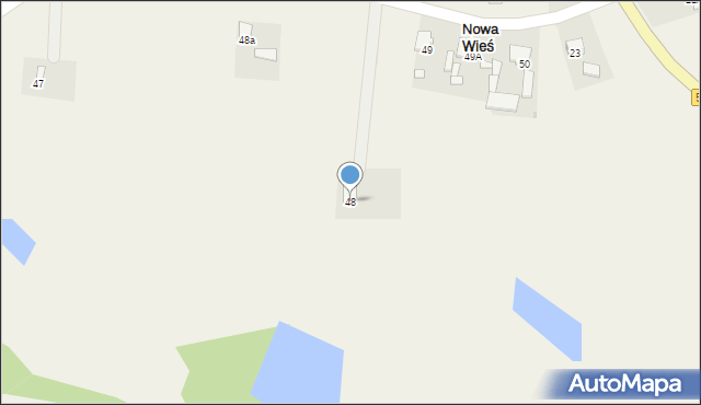 Nowa Wieś, Nowa Wieś, 48, mapa Nowa Wieś