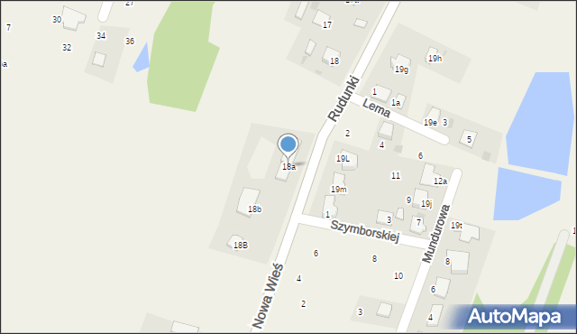 Nowa Wieś, Nowa Wieś, 18a, mapa Nowa Wieś