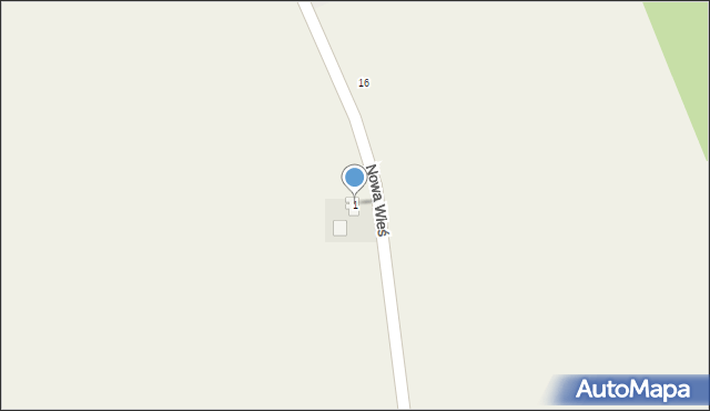 Nowa Wieś, Nowa Wieś, 1, mapa Nowa Wieś