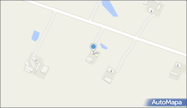 Nowa Wieś, Nowa Wieś, 10, mapa Nowa Wieś