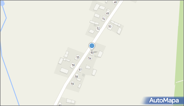 Nowa Wieś, Nowa Wieś, 53, mapa Nowa Wieś