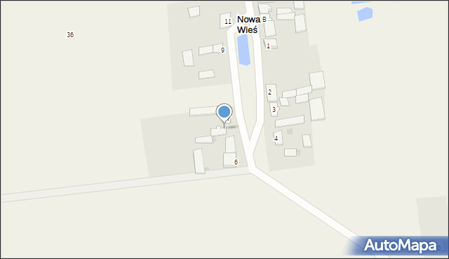 Nowa Wieś, Nowa Wieś, 7a, mapa Nowa Wieś