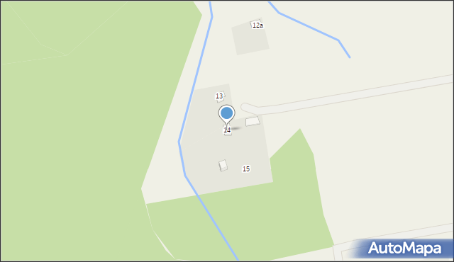 Nowa Wieś, Nowa Wieś, 14, mapa Nowa Wieś