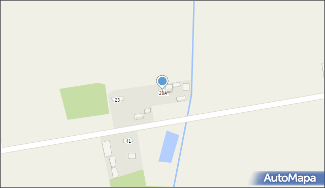 Nowa Wieś, Nowa Wieś, 23A, mapa Nowa Wieś