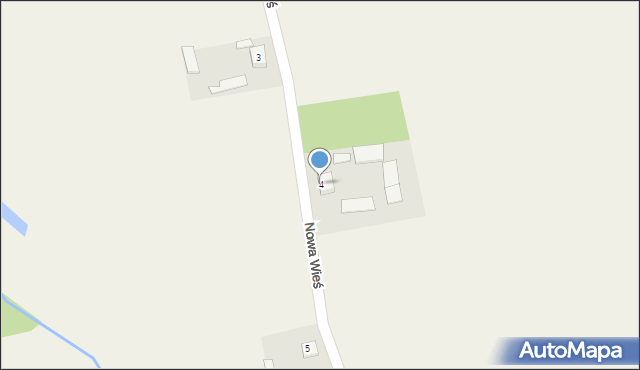 Nowa Wieś, Nowa Wieś, 4, mapa Nowa Wieś