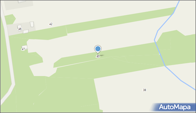 Nowa Wieś, Nowa Wieś, 40, mapa Nowa Wieś