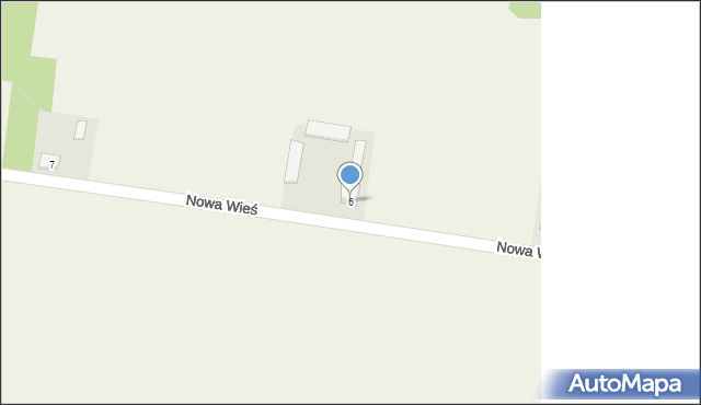 Nowa Wieś, Nowa Wieś, 6, mapa Nowa Wieś