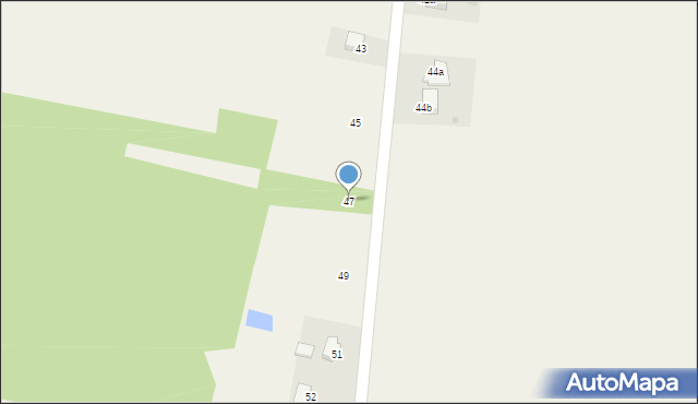 Nowa Wieś, Nowa Wieś, 47, mapa Nowa Wieś