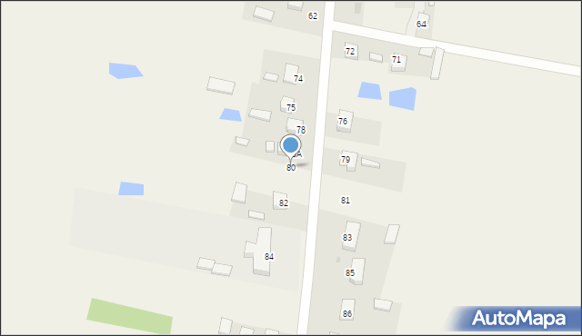 Nowa Wieś, Nowa Wieś, 80, mapa Nowa Wieś
