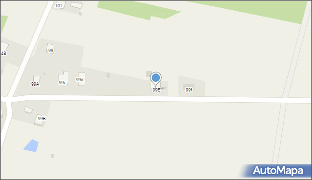 Nowa Wieś, Nowa Wieś, 99E, mapa Nowa Wieś