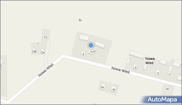 Nowa Wieś, Nowa Wieś, 7, mapa Nowa Wieś