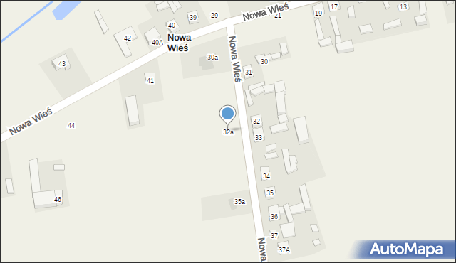 Nowa Wieś, Nowa Wieś, 32a, mapa Nowa Wieś