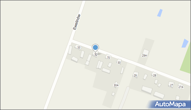 Nowa Wieś, Nowa Wieś, 32, mapa Nowa Wieś
