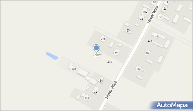 Nowa Wieś, Nowa Wieś, 27b, mapa Nowa Wieś