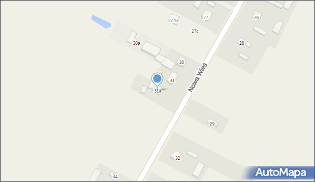 Nowa Wieś, Nowa Wieś, 31a, mapa Nowa Wieś