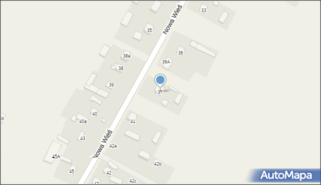 Nowa Wieś, Nowa Wieś, 37, mapa Nowa Wieś